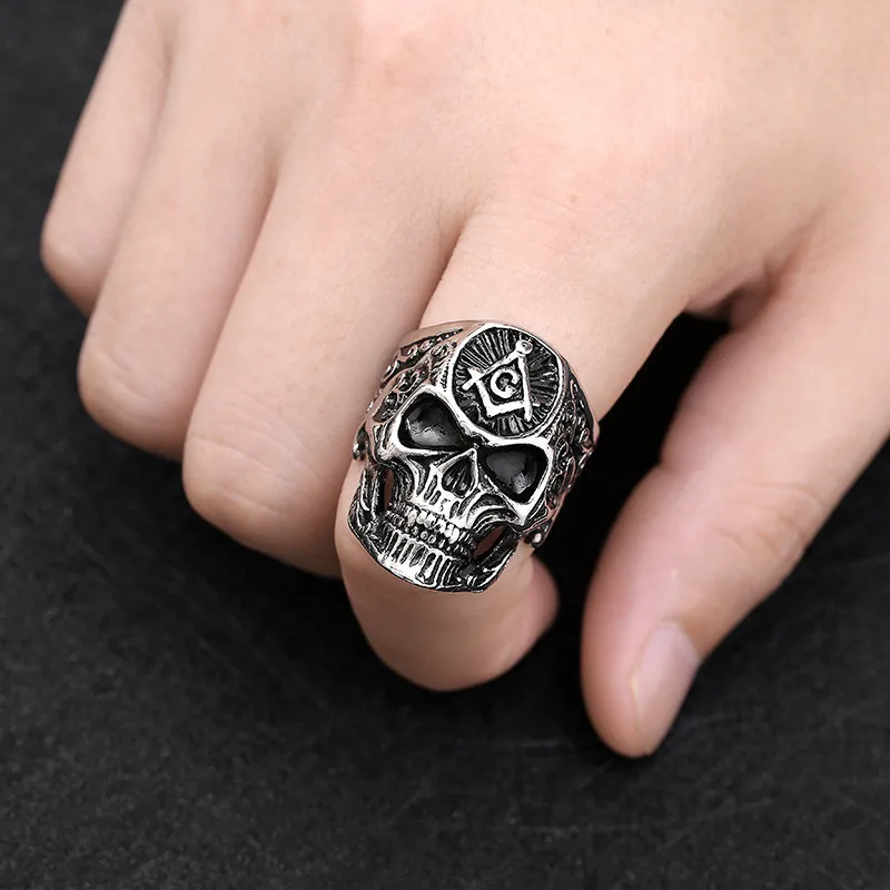  Masonic Skull Rings (7)
