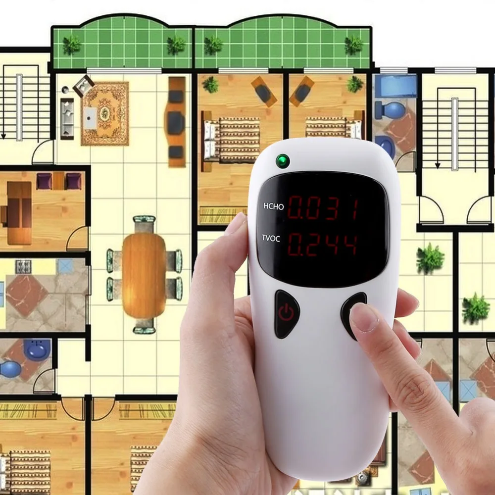 Digital Formaldehyde Detector HCHO Meter Indoor Home Air Quality Testing Equipment Analyzers