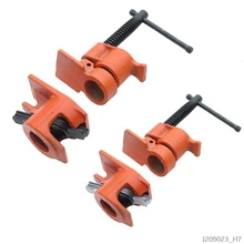 Woodworking Fixing Pipe Clamp Cast Iron Wood Gluing Pipe Clamps Heavy Duty Connector