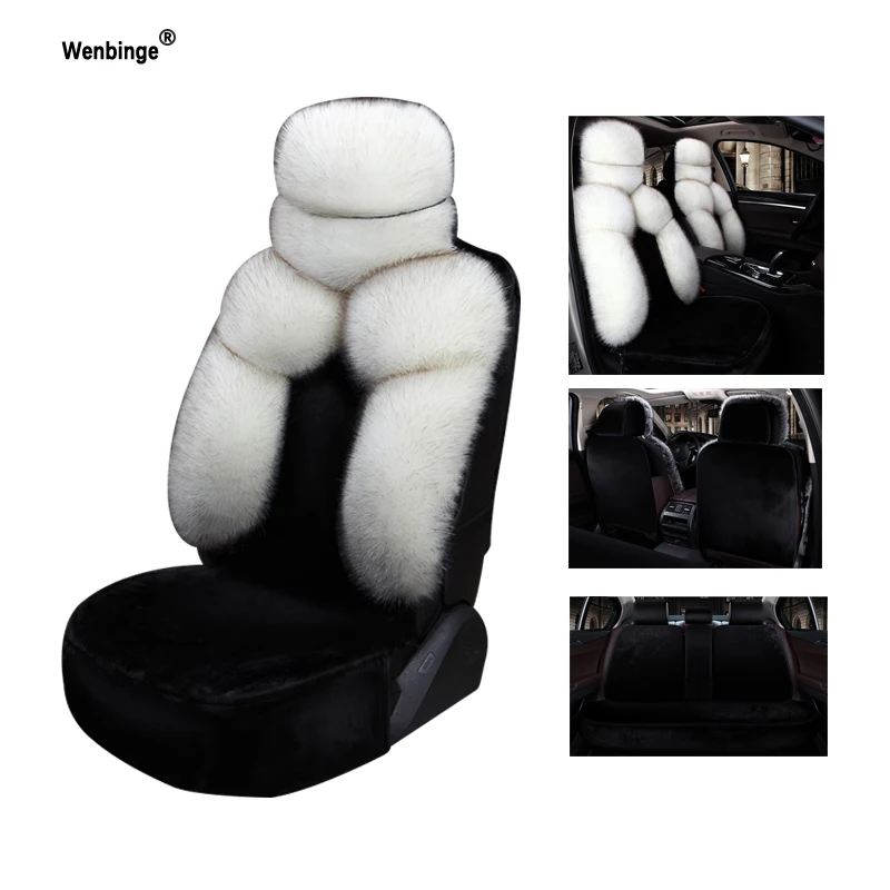  Wenbinge plush car seat cover for RX470 RX570 vaz car polo sedan nissan x-trail t31 toyota styling 