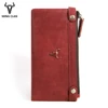 Portefeuille femmes en cuir véritable Long sacs à main Zipper luxe portefeuille Photo porte-carte d'identité carte de crédit organisateur embrayages pour femmes 2022 ► Photo 2/6