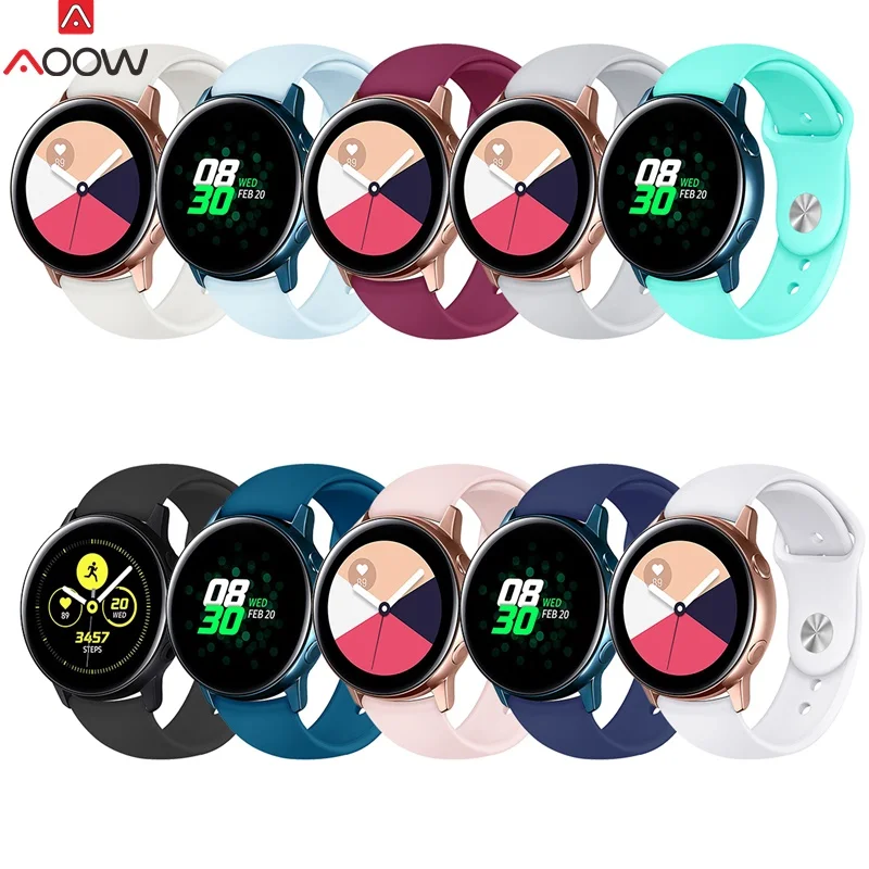 Sport Watch Strap for Samsung Galaxy Watch Active Galaxy 42mm Strap Classic S2 Sport 20mm Quick Release Watchband Top Quality Sport Watch Strap for Samsung Galaxy Watch Active Galaxy 42mm Strap Classic S2 Sport 20mm Quick Release Watchband Top Quality