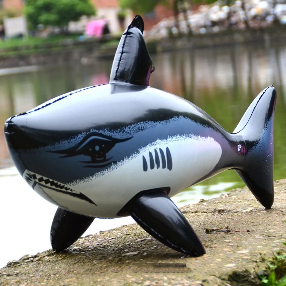 

2pcs Inflatable Animal New Large Shark Inflatable Fish Kid Water Toy Inflatable Balloon Party Decoration For Party Decoration