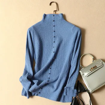 

2019 autumn winter new women Vintage pullover Beaded solid Long Sleeve Loose Sweater Knitted Casual Sweater Tops