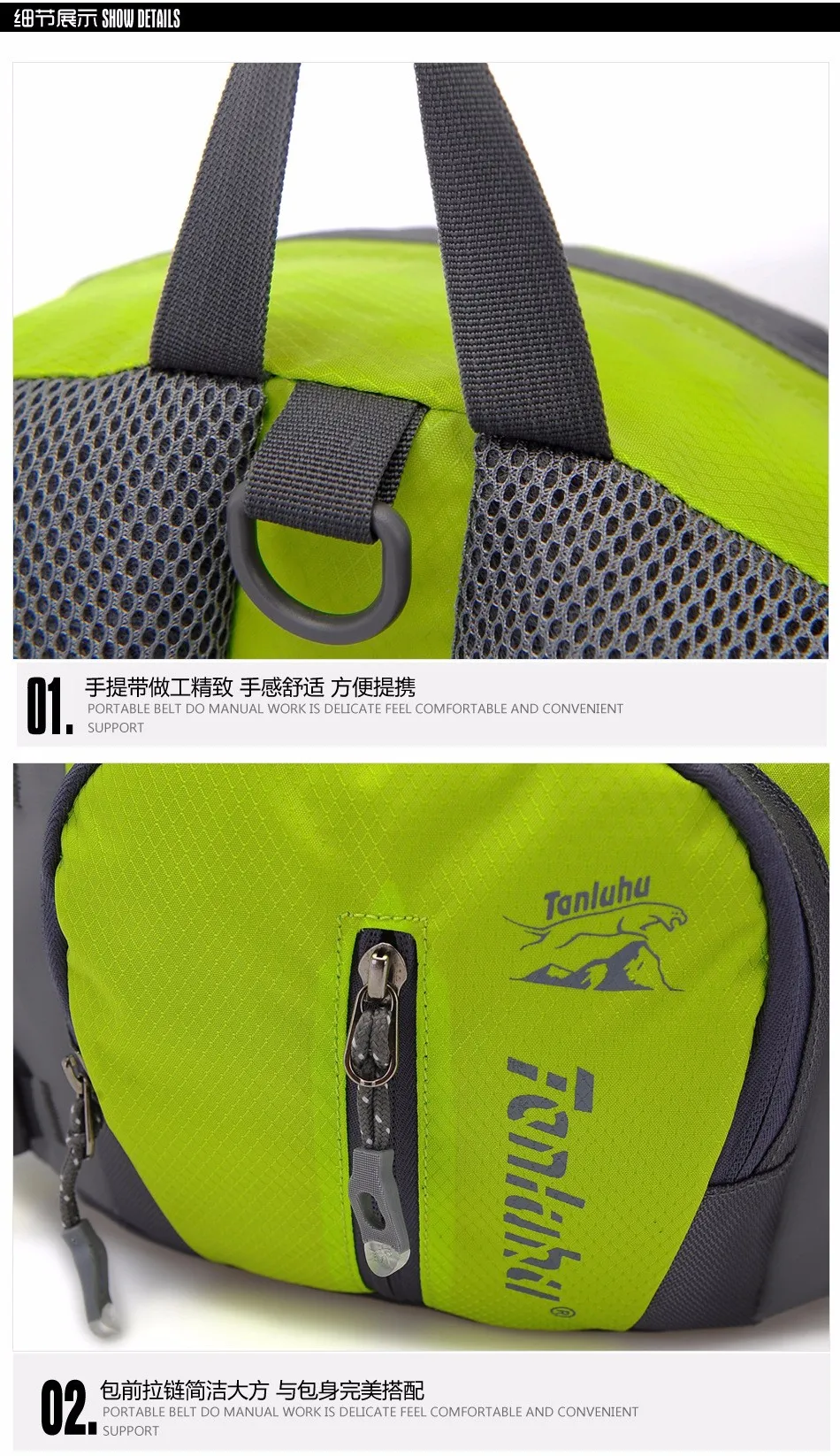 Большая вместительная Водонепроницаемая многофункциональная спортивная сумка для походов, для мужчин и женщин, Наплечная Сумка для бега, поясная сумка