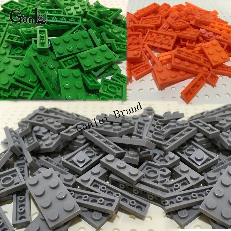 100 шт./компл. 1x1 1X2 1X3 1X8 короткие строительные блоки классические DIY аксессуары