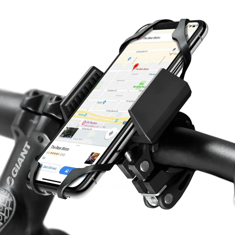 Крепление для телефона и мотоцикла держатель для сотового телефона 2-го поколения для iPhone samsung Galaxy gps Горный Дорожный велосипед