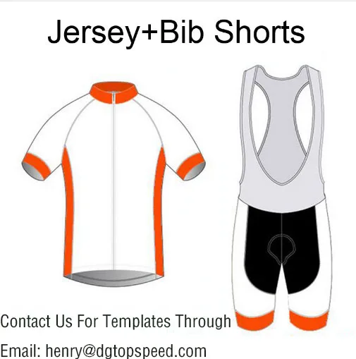 

High Quality Custom Cycling Jersey And Bib Shorts Set DIY Bicycle Wear Polyester + LyCra Any Color Any Size Any Design
