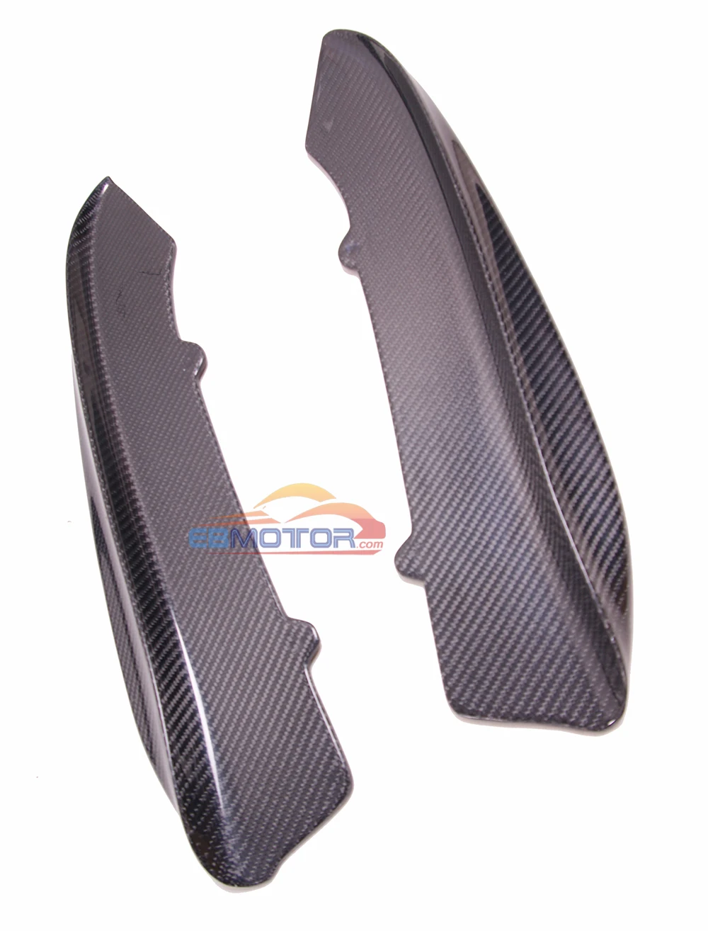 ebmotor-com Real Carbon fiber Rear Bumper Side Splitter Spoiler EXTENSIONS 1pair for BMW E92 E93 2D M3 Model 08-13 16