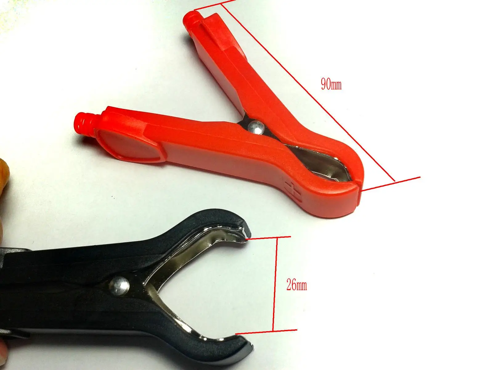 

4 PCS 30A Car battery clip Alligator clips Pliers cables