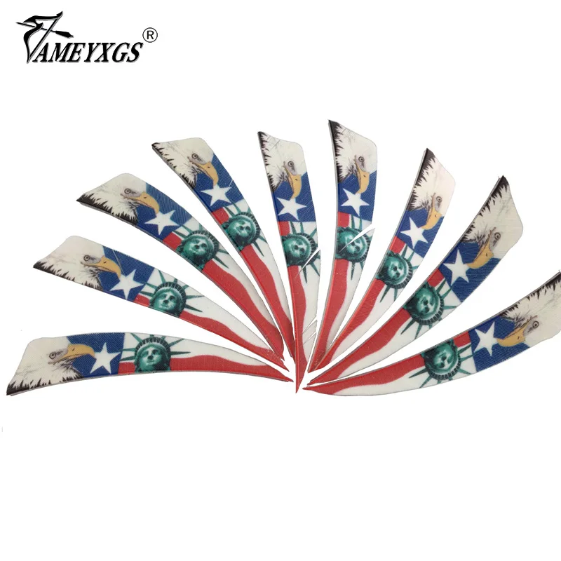 

20pcs 4 inch Shield Turkey Feathers Hunting Arrow Feather handcraft Fletching Right Wing arco e flecha