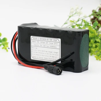 

KLUOSI 7S2P 24V Battery 29.4V 7Ah NCR18650GA Li-Ion Battery Pack with 20A BMS Balanced for Electric Motor Bicycle Scooter Etc