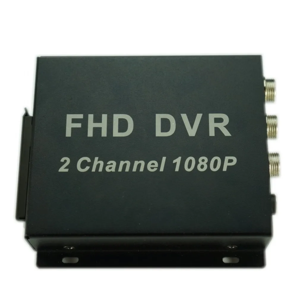 Новейший FHD MDVR 2 канала 1080P Full HD Мобильный DVR 2CH мини AHD DVR Поддержка 2шт 1080p AHD камеры Запись/Макс. 128 ГБ sd-карта