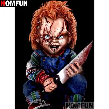 

HOMFUN Full Square/Round Drill 5D DIY Diamond Painting "Cartoon character" 3D Embroidery Cross Stitch 5D Home Decor A13795