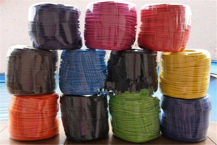 5m~10m lot 2 core Round Textile Electrical Wire Fabric (11)