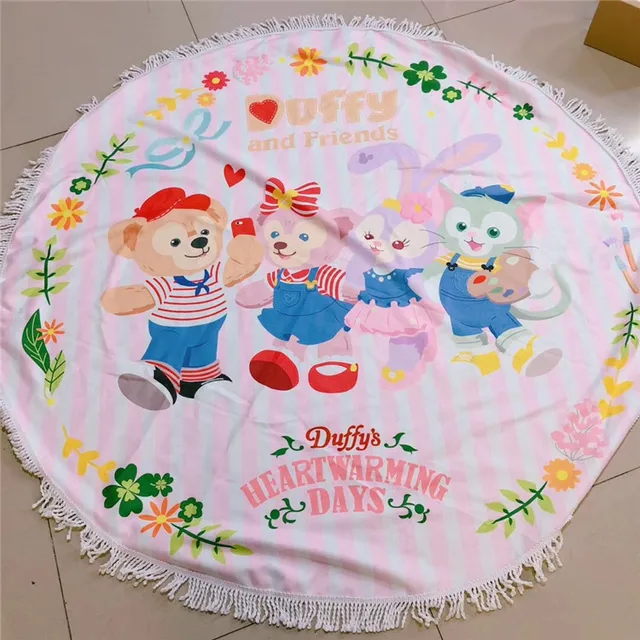 Kawaii Duffy Bear Friend Stellalou Gelatoni Plush Toy Cartoon Cute Animal children Room carpet 160CM