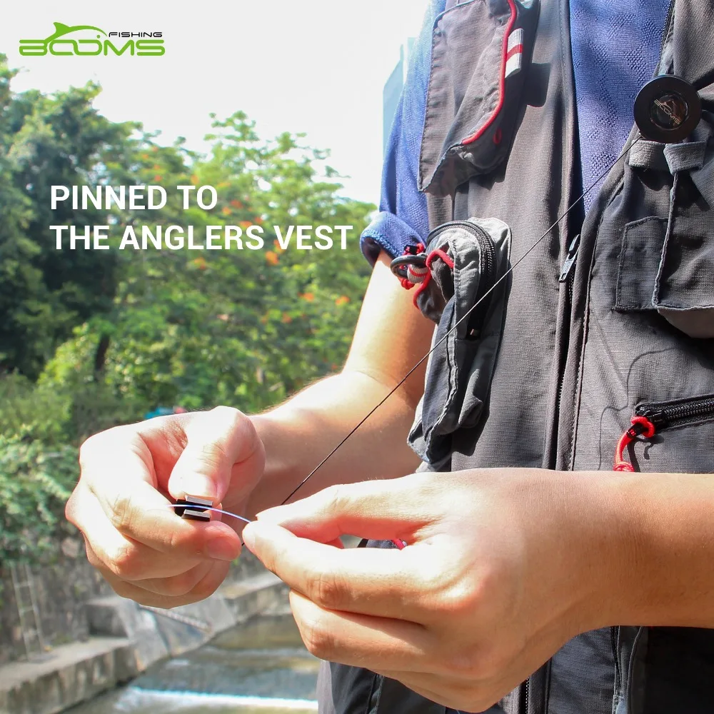 Pesca com Mosca Booms Rápida Pesca Tesoura Linha Cortador Pinças Clipper Ferramenta Subordinação nó Rápido Atador Tie Zinger Afastador Enfrentar 11 pinças rápido knotter tie zinger retractor enfrentar