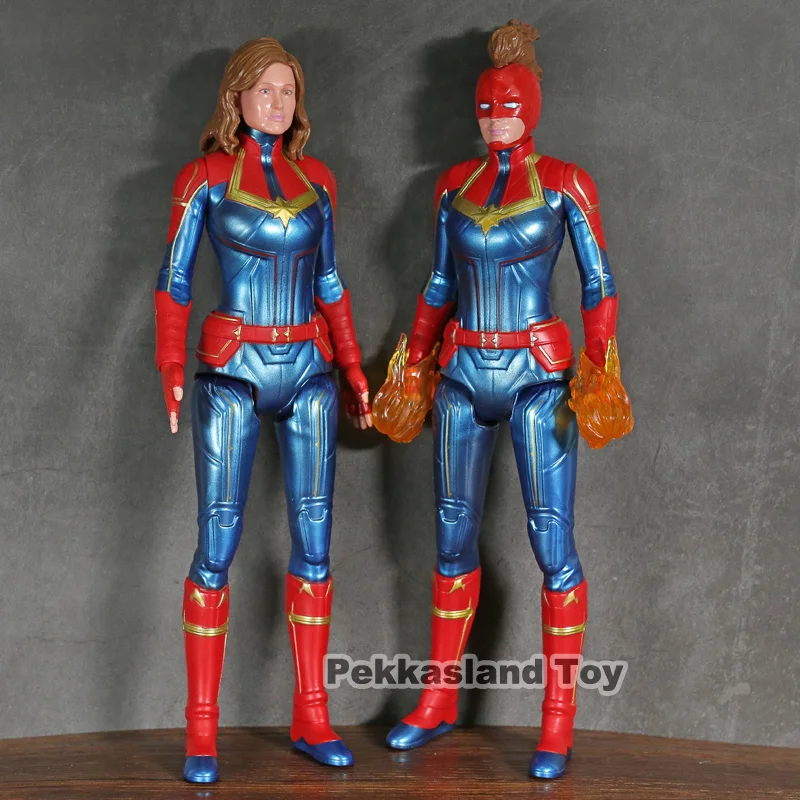 

Avengers Infinity War Endgame Captain Marvel Carol Danvers 33cm Vinyl Action Figure Collection Decoration Kids Toys