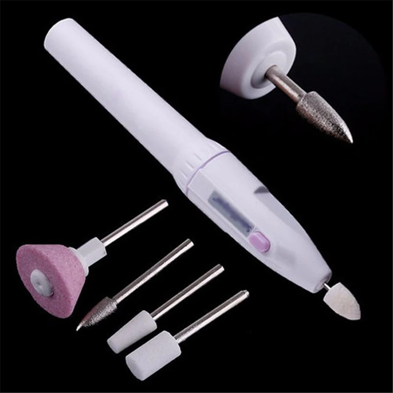 Professional 5 in 1 file care tools polisher grinding foot set tool 3