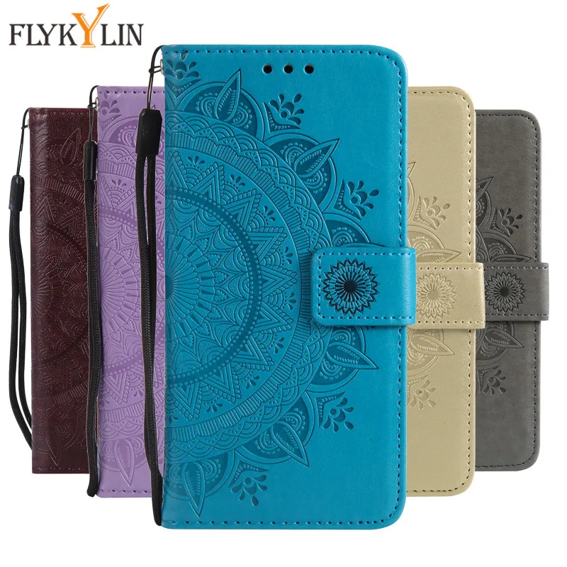 

FLYKYLIN Leather Case For Motorola Moto G6 Case Cover Luxury Flip Stand Wallet Case For Motorola Moto G5 Plus Phone Bag Coque