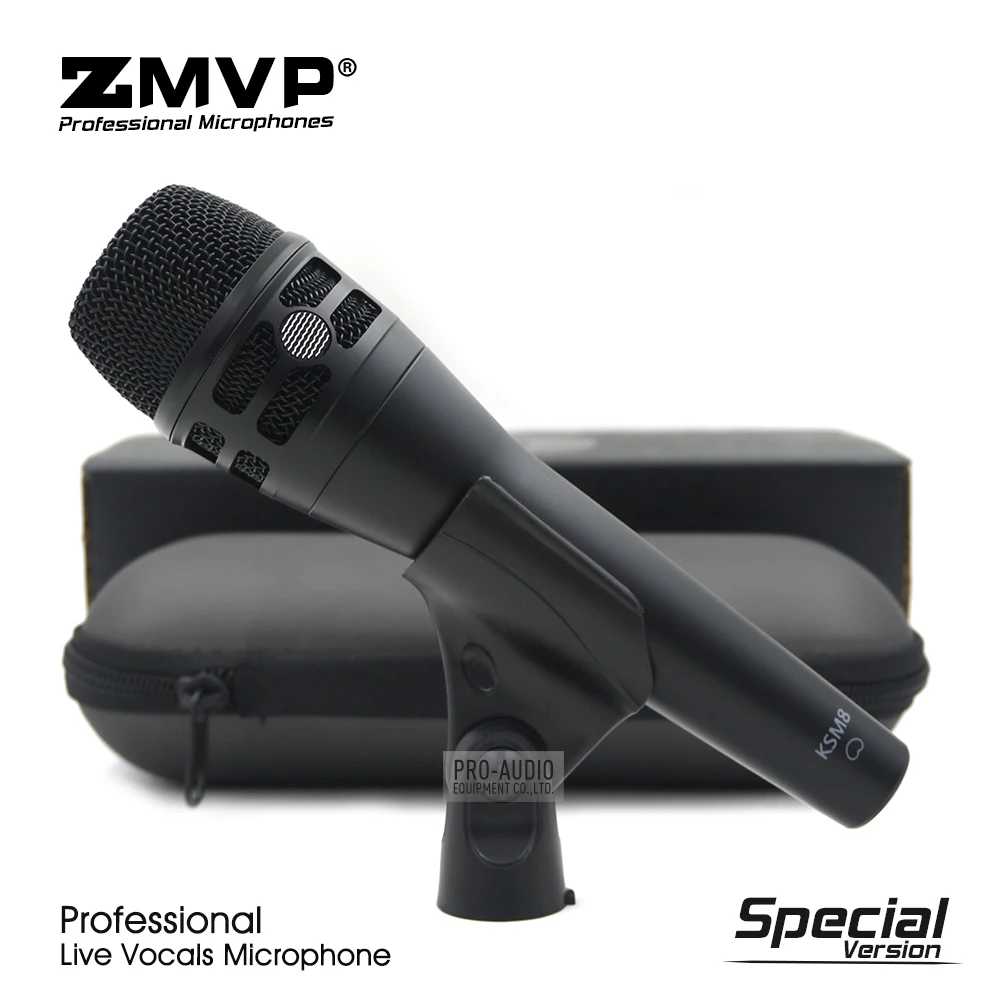 

Special Edition KSM8 Professional KSM8HS Dynamic Wired Live Vocals Karaoke Microphone Super cardioid Stage Performance Mike Mic