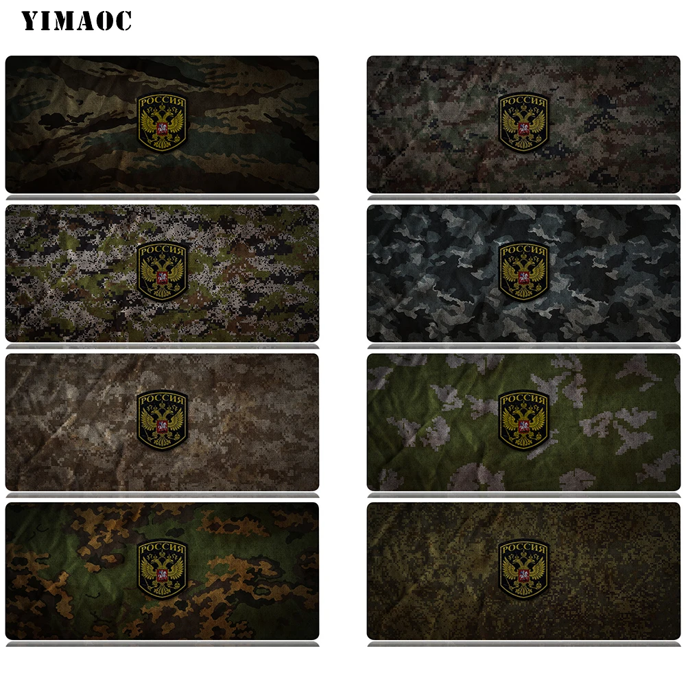 YIMAOC Russia Logo Mouse Pad 30x80 cm Computer Mousepad Anti-slip Natural Rubber Gaming Mouse Mat
