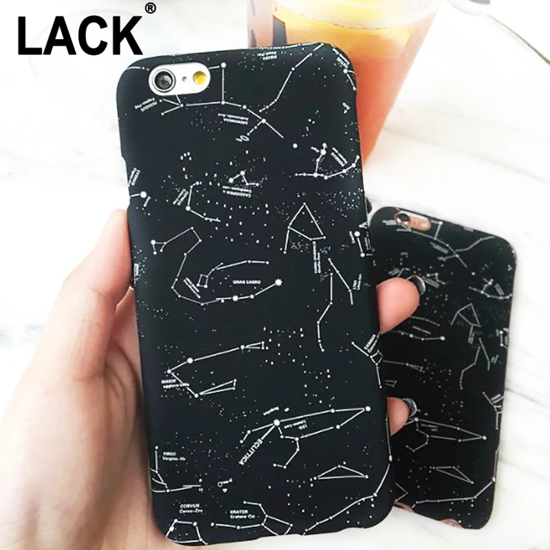 Fashion Stars Sky Case For iphone 6 Case For iphone 6S 6 Plus 5 5S Beautiful Constellation Cartoon Phone Cases Back Cover Capa