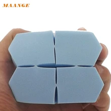 Soplo 4 шт. Pro основа под макияж безупречным Пентагон сиамские Губка Puff Новинка; Лидер продаж дропшиппинг 17sep30