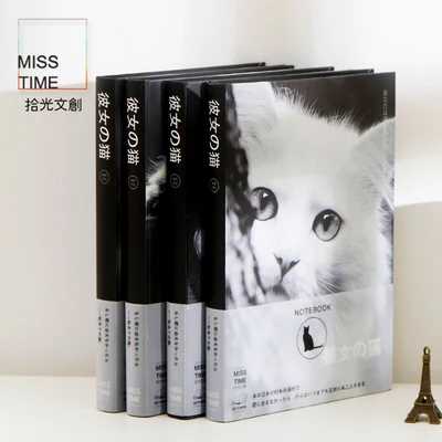 

MissTime Hardcover Notebook [ She Cat Series ] Luminous Notebook Creative Notepad