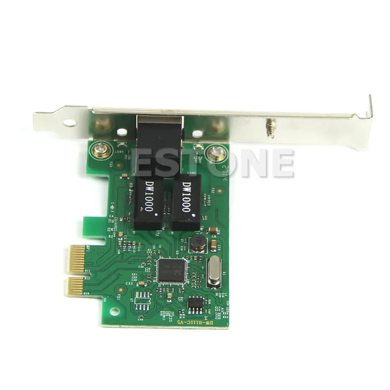 Gigabit Ethernet PCI-E сетевой контроллер карты 10/100/1000 Мбит/с RJ45 RJ-45 LAN адаптер конвертер