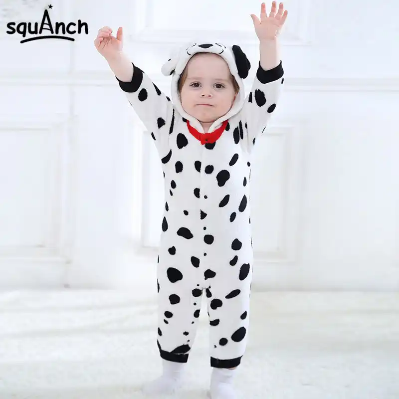 dalmatian onesie baby