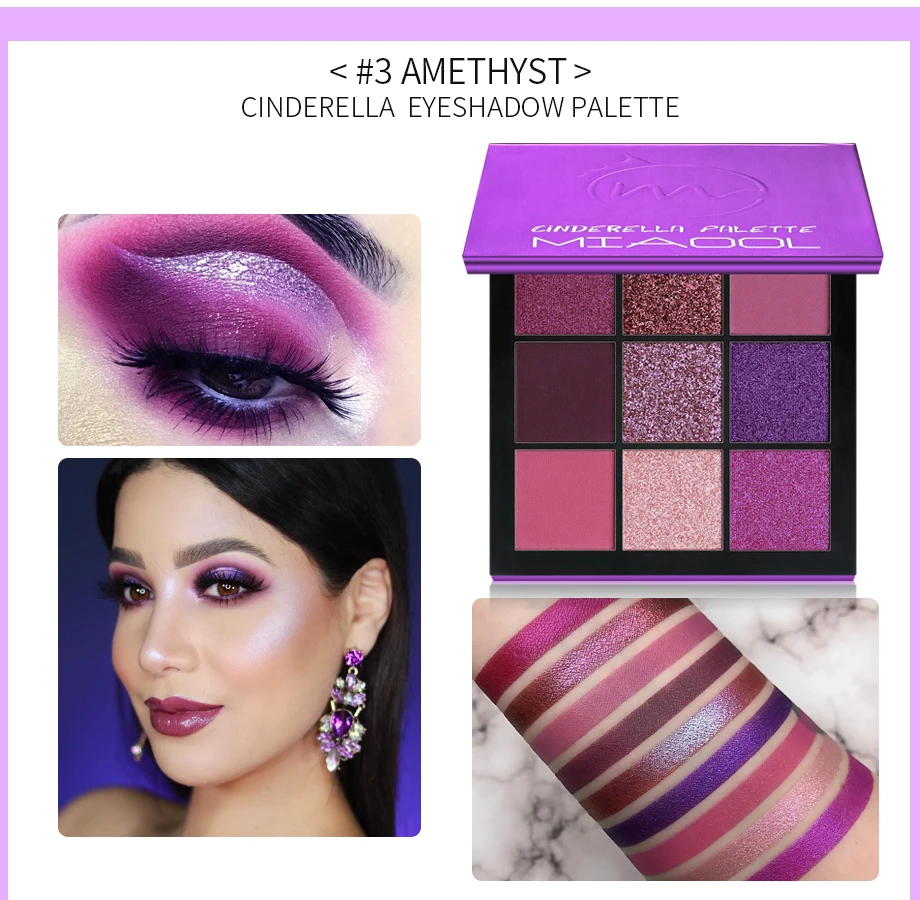  9 Color Shimmer Matte Eyeshadow Pallete (4)