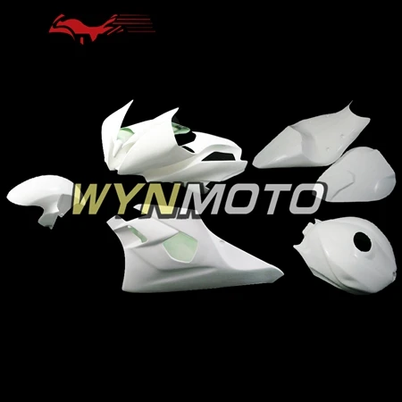 Стекловолокно гоночный мотоцикл обтекаемой формы для Yamaha YZF600 R6 Год 2006 2007 06 07 Неокрашенный Sportbike Cowlings мотоциклетные корпуса - Цвет: Full Set Fairings