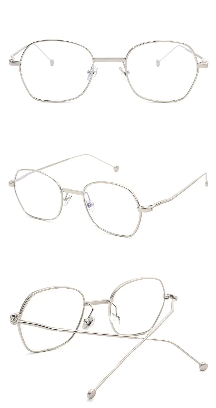Мода сплава большой Размеры глаз Очки оптический Рамки рецепт Очки Рамки для Для женщин и Для мужчин очки