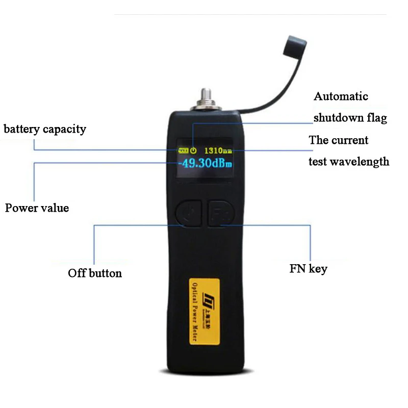 YJ320A Мини Ручной источник света в оптическом диапазоне 1310/1550nm оптический измеритель мощности лазера оборудования YJ320A тестер волокна SC/FC/ST Разъем
