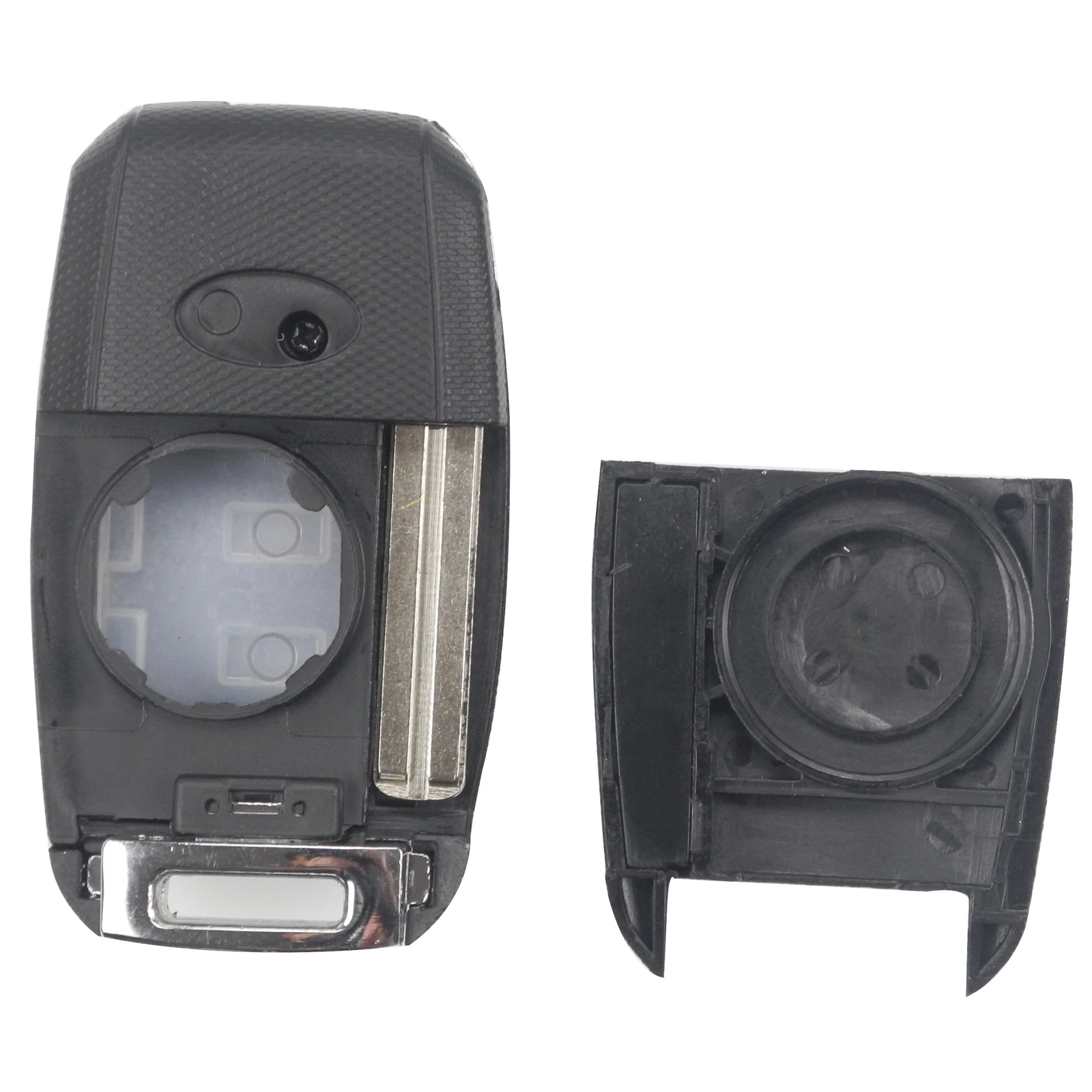 Keyforkess 10 pz/lotto Shell chiave per KIA Sorento Carens K3 K5 Cerato Forte Optima Rio Ceed Soul Flip Remote Key Case Fob custodia -