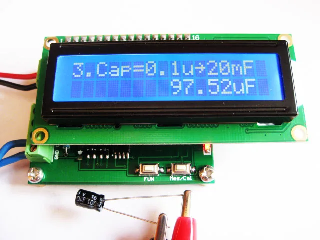 

Milliohm meter capacitance meter + 0.001 ~ 120 10pf ~ 20000uf