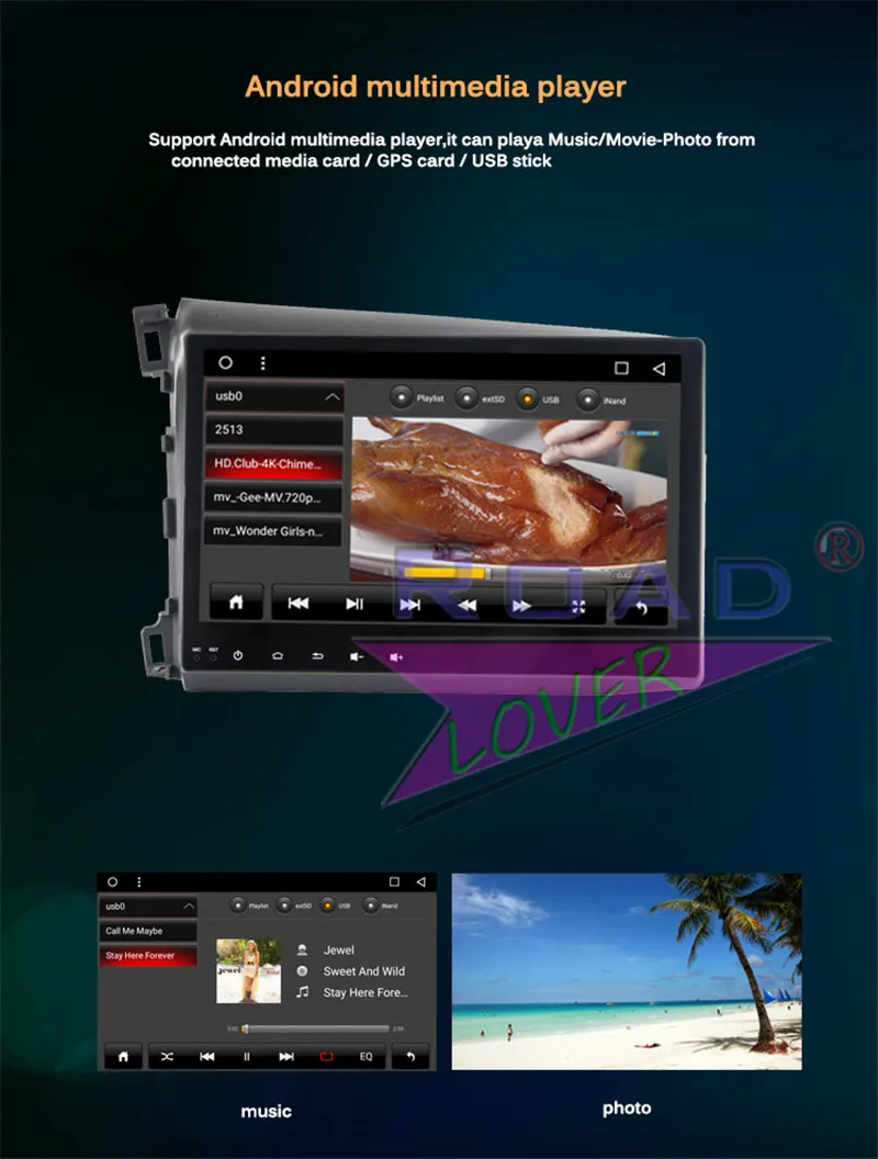 Excellent Roadlover Android 8.1 Car Multimedia Radio Player For Honda Civic 2012 2013 2014 Stereo GPS Navigation Automagnitol 2 Din NO DVD 13