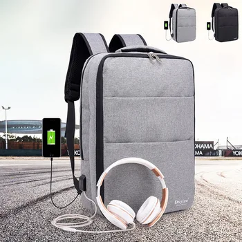 

Men Laptop Backpack Fashion Women Waterproof Schoolbags With USB Charging Port Backpacks 2019 New Backbag