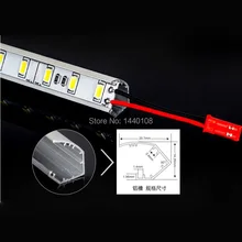 Fanlive натуральный белый светодиодный светильник DC 24 вольт 72pccs 5630 SMD 10 ватт алюминиевый светодиодный светильник 100 см 10 шт./лот