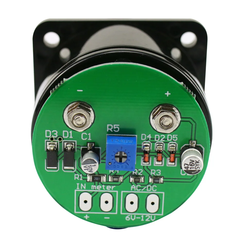 Medidor com Luz de Fundo Ponteiro tipo vu Ghxamp Frente Placa Motorista Traseiro 45mm Medidor Nível Direto Conectar Amp Saída 2 Pces vu Led - Image 4
