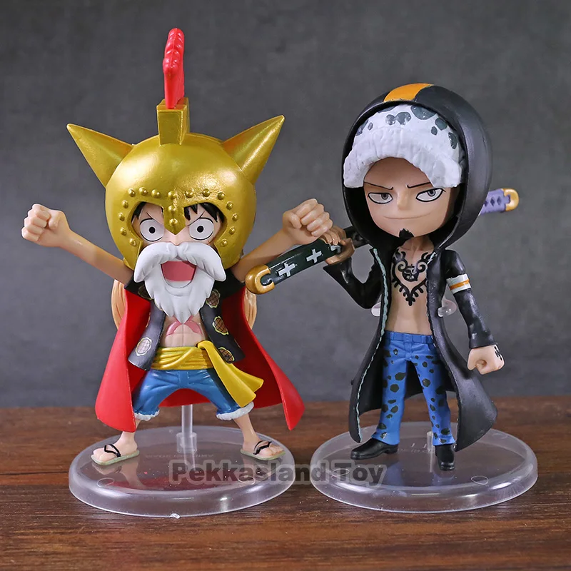 

Anime One Piece 15th Monkey D Luffy Lucy / Trafalgar Law PVC Figure Collectible Model Toy Doll Brinquedos
