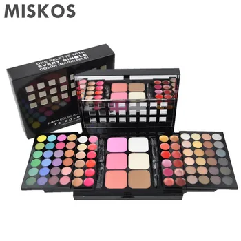 

MISKOS Makeup Set Box Professional 78 Color Make Up Sets Eyeshadow Lip Gloss Foundation powder Makeup Kit de Maquiagem Cosmetics