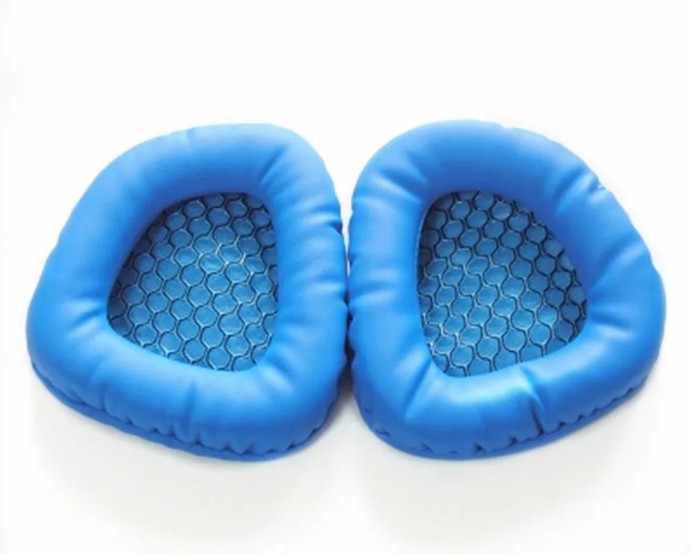 1 пара амбушюр Сменные подушечки для ушей поролоновые подушечки наушника крышка чашки запасные части для наушников Sades A60 A 60 - Цвет: Blue