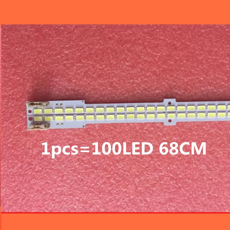 Новинка 2 шт./лот 100LED 68 см Светодиодная лента 2011SVS55 FHD-5K6K правая левая для UA55D6600WJ