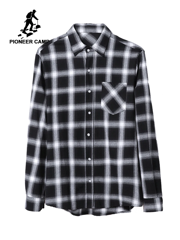 Hopioneer Men/’s Button Down Short Sleeve Shirt 100/% Cotton Button Up Plaid Casual Shirt Regular fit
