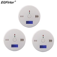Безопасность дома угарного газа датчик безопасности AA Батарея угарного газа Сенсор 85dB Предупреждение-сигнализация предупреждающая о возможности отравления детектор
