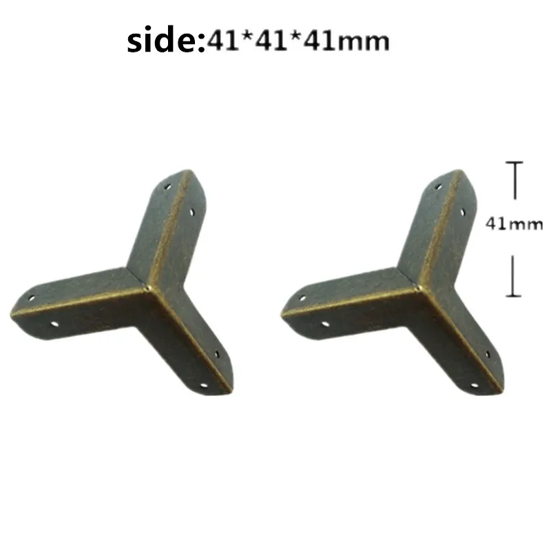 Brass Luggage Case Box Corner Brackets Decorative Corner For Furniture