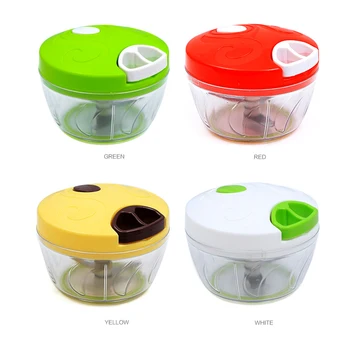 

1 Piece Speedy Chopper Garlic Grinder Multifunctional Hand Vegetable/Fruits Shredder 5 Colors Available