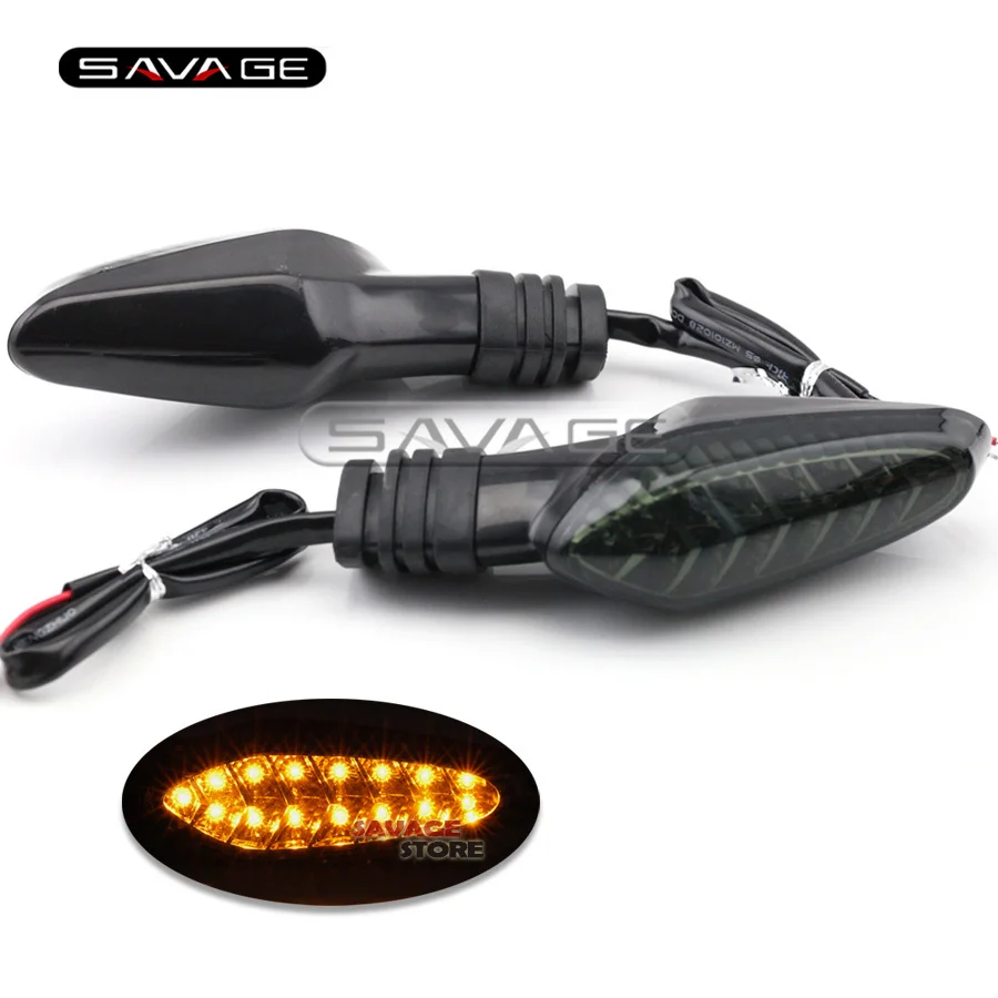 

For DUCATI Streetfighter 848 1099S / Multistrada 1200 Motorcycle Front/Rear LED Turn Signal Indicator Light Blinker Lamp Smoke